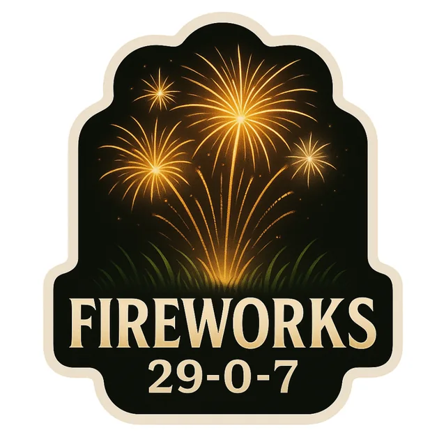 Fireworks 29-0-7 granular turf fertilizer — TurfBeard TurfBlends
