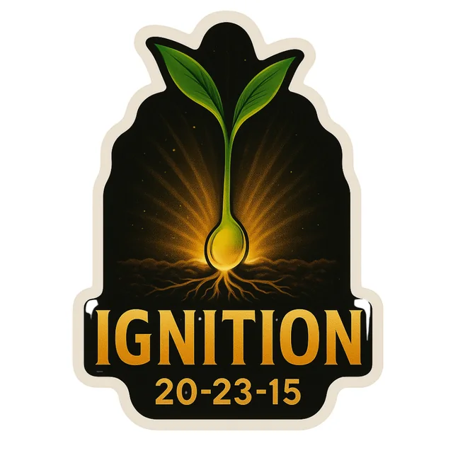 Ignition 20-23-15 granular turf fertilizer — TurfBeard TurfBlends